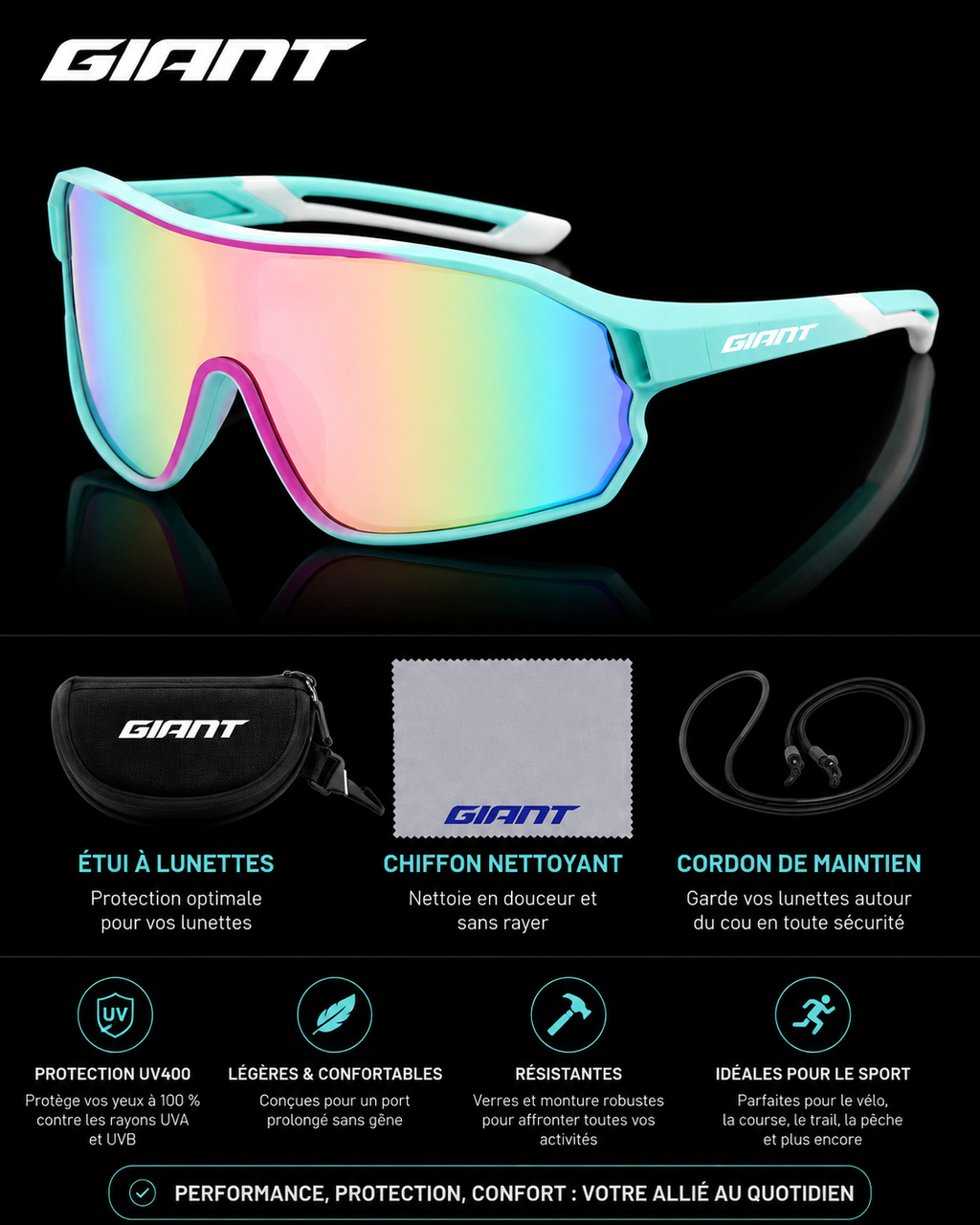 Lunettes de cyclisme GIANT